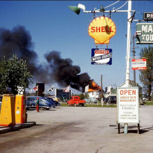 Wonderful Color Photographs That Show What Gas Stations Looked Like in the U.S From the 1950s and 1960s_Ha