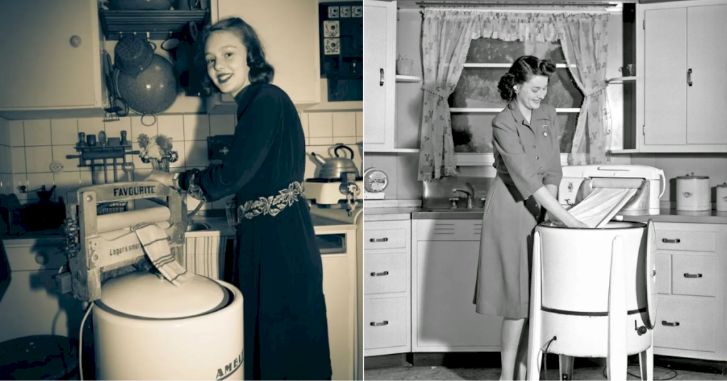 Vintage Photos Show the Early Days of Washing Machines, 1880s-1950s_Ha