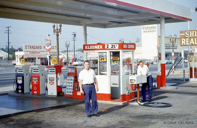 50 Wonderful Color Photographs That Show What Gas Stations Looked Like in the U.S From the 1950s and 1960s_teo