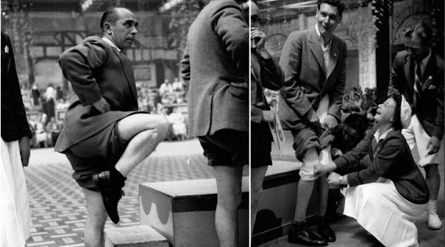 Funny Photos of Knobbly Knees Contests in England From the Past_teo